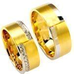 ست حلقه ازدواج جواهر با نگین الماس تراش برلیان مدل: srd1265 