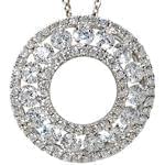 آویز الماس تراش برلیان با طلای سفید طرح کلاسیک مدل: pdb2071