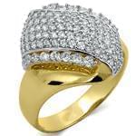 انگشتر جواهر زنانه الماس با طلای زرد طرح گنبدی مدل: ring2050