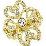 انگشتر جواهر زنانه الماس با طلای زرد مدل: ring2059