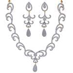 سرویس عروسی جواهر با نگین الماس تراش برلیان مدل: bset2136