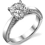 حلقه ازدواج طلا سفید با نگین الماس مدل 2012: شماره eng2052