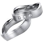 حلقه ست عروسی طلای سفید با نگین برلیان مدل: srd1146 