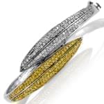 النگو طلا سفید با نگین الماس مدل:bgf1071 