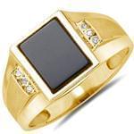 انگشتر طلا زرد با نگین عقیق و الماس تراش برلیان: مدل rgm1279