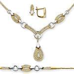 سرویس جواهر با نگین الماس تراش برلیان مدل: bset2069