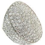 انگشتر طلا و جواهر با نگین الماس تراش برلیان : مدل rgm1291