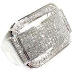 انگشتر طلا و جواهر با نگین الماس تراش برلیان : مدل rgm1294