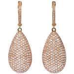 گوشواره الماس با تراش برلیان مدل: ebf2018