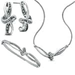 سرویس طلا با نگین الماس تراش برلیان مدل: sdf1071