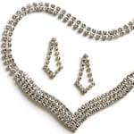 سرویس جواهر با نگین الماس تراش برلیان مدل:hsdf1126 