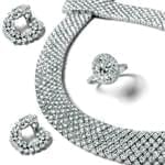 سرویس جواهر با نگین الماس تراش برلیان مدل: hsdf1144 