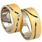 حلقه ست ازدواج طلا با نگین الماس تراش برلیان مدل: srd1209