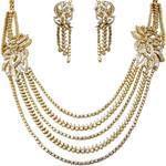 سرویس عروس جواهر با نگین الماس تراش باگت و برلیان مدل: bset2110