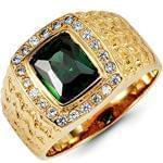 انگشتر طلا و جواهر با نگین زمرد و الماس تراش برلیان: مدل rgm1316