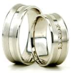 حلقه ست عروسی طلا با نگین الماس تراش برلیان مدل: srd1223