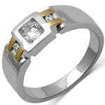 انگشتر طلا و جواهر با نگین الماس تراش برلیان: مدل rgm1321 