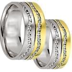 حلقه ست عروسی جواهر با نگین الماس تراش برلیان مدل: srd1246