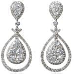 گوشواره الماس تراش برلیان مدل: ebf2034