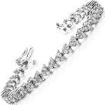 دستبند الماس با طلای سفید مدل: brc2016