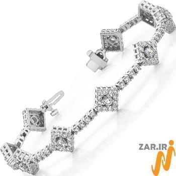 دستبند الماس با طلای سفید مدل: brc2020