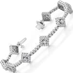 دستبند الماس با طلای سفید مدل: brc2020