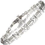 دستبند الماس با طلای سفید مدل: brc2026