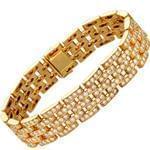 دستبند الماس با طلای رزگلد مدل: brc2034