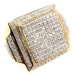 انگشتر مردانه الماس تراش برلیان طرح رجال: مدل rgm1383