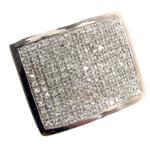 انگشتر مردانه الماس تراش برلیان طرح رجال: مدل rgm1384