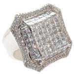 انگشتر مردانه الماس تراش برلیان و پرنس طرح رجال: مدل rgm1388