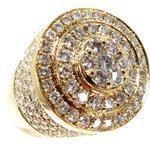 انگشتر مردانه الماس تراش برلیان طرح رجال: مدل rgm1392