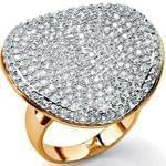 انگشتر زنانه الماس تراش برلیان با طلای رزگلد مدل: ring2079