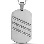 آویز مردانه جواهر با نگین الماس تراش برلیان : مدل npdm1001