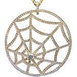 آویز مردانه جواهر با نگین,... تراش برلیان طرح تار : مدل npdm1010