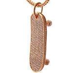 آویز مردانه طلای رزگلد با نگین الماس تراش برلیان : مدل npdm1015