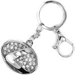 جاسوئیچی طلا و جواهر با نگین الماس تراش برلیان طرح لکسوس (Lexus): مدل kgd1011