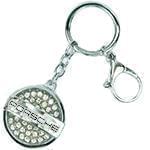 جاسوئیچی طلا و جواهر با نگین الماس تراش برلیان طرح پورشه (Porsche): مدل kgd1021