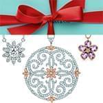 آویزهای جواهر تیفانی طرح فلاور (flower)