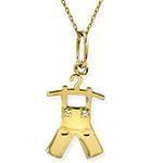 آویز بچه گانه جواهر با نگین الماس تراش برلیان طرح پسرانه مدل: pgb2017