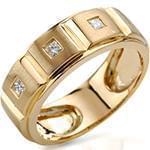 انگشتر جواهر با نگین الماس تراش پرنس طرح رجال: مدل rgm1405