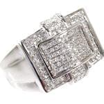 انگشتر مردانه طلا و جواهر با نگین الماس تراش طرح رجال: مدل rgm1408