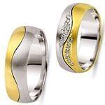 ست حلقه عروسی جواهر با نگین الماس تراش برلیان مدل: srd1290