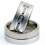 حلقه ست عروسی جواهر با نگین الماس تراش برلیان مدل: srd1313 