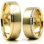 حلقه ست عروسی جواهر با نگین الماس تراش برلیان مدل: srd1315