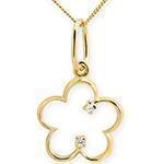 آویز بچه گانه جواهر با نگین الماس تراش برلیان طرح ابرک مدل: pgb2032