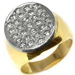 انگشتر طلای مردانه با نگین الماس تراش برلیان طرح رجال : مدل rgm1442