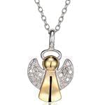 آویز بچه گانه جواهر با نگین الماس تراش برلیان طرح فرشته (angel) مدل: pgb2054