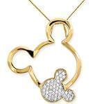 آویز بچه گانه جواهر با نگین الماس تراش برلیان مدل: pgb2058