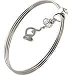 النگو طلا سفید با نگین الماس تراش برلیان مدل:bgf10604 